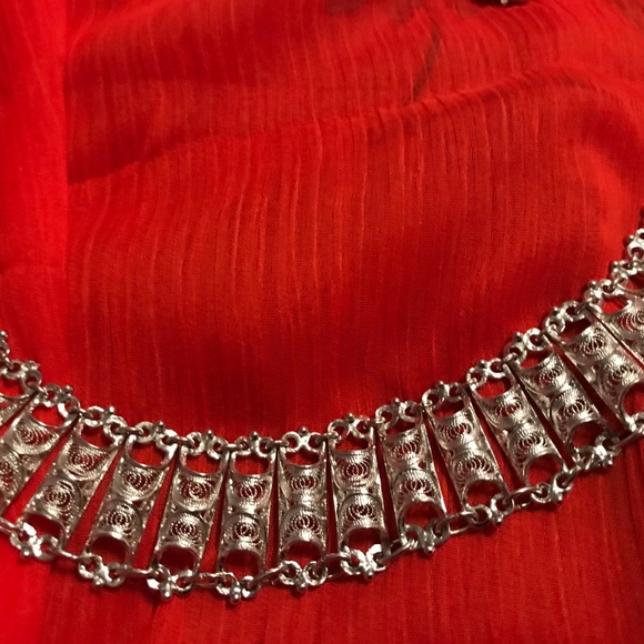 Beautiful Sterling Silver Necklace and Bracelet from Italy! - Picture 5 of 8